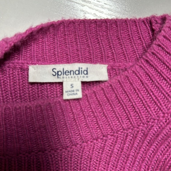 Splendid Phoebe Pointelle Sweater - Picture 3 of 4